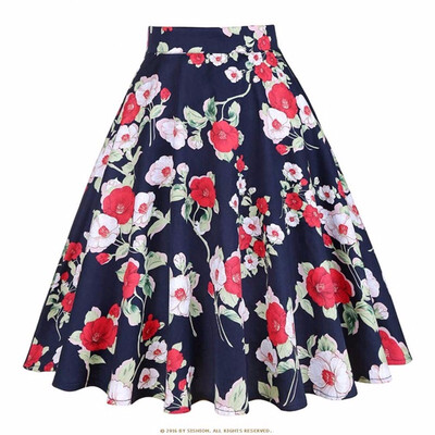 

Design Floral Skirt Women High Waist Plus Size Summer Skirts