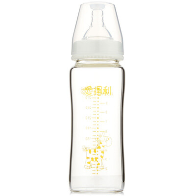 

Elderly bottle wide caliber diamond glass bottle baby bottle 300ml A99