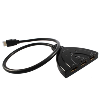 

3 порта HDMI-переключатель Авто Switcher Splitter Hub Коробка адаптер HD 1080p 3D HDTV