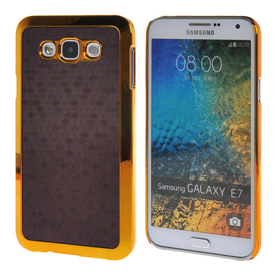 

MOONCASE Galsxy Е7 Дело Золото Chrome Шкала фильмы стиль Твердый переплет чехол для Samsung Galsxy E7 фиолетовый