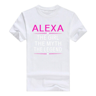 

Alexa The Girl The Myth The Legend Name T-Shirt