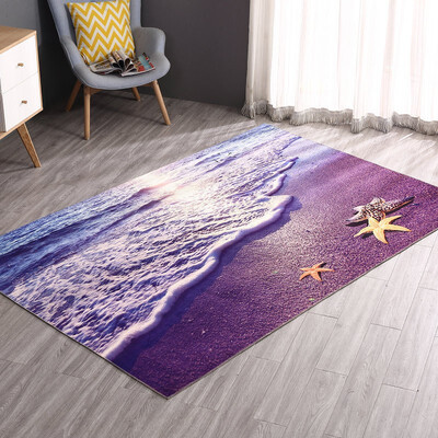 

YOOSA 3D Printed Geometric Mats Carpets Anti-slip Floor Mat Mandala Boho Print Bathroom Kitchen Door Mat