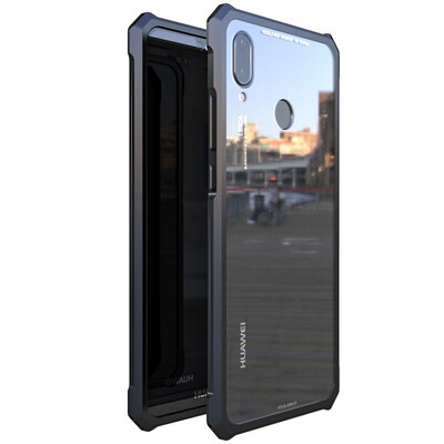 

Original LUPHIE Phone Case For HUAWEI P20 P20 Pro P20 Lite Metal Aluminum Frame 9H Tempered Glass Back Cover Shockproof Case