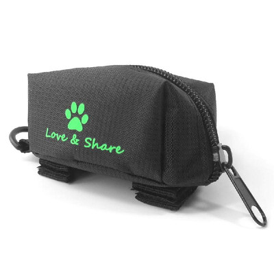 

Pet Poop Bag Holder Leash Attachment Waste Bag Dispenser Adopt for Oxford Cloth for Dogs Cats Running Walking Training Hiking Acce