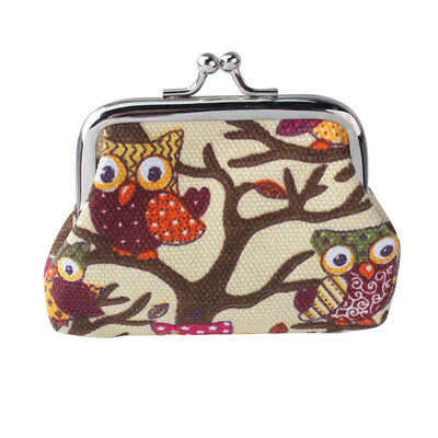 

MyMei Women Girl Owl Bird Animal Coin Money Bag Purse Wallet Case Vogue Handbag Gift