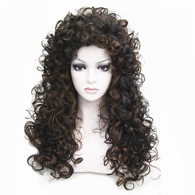 

Strong Beauty Synthetic Hair Long Curly Blonde Brown Black Red Wigs Cosplay Wigs For Woman