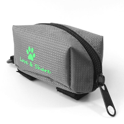 

Pet Poop Bag Holder Leash Attachment Waste Bag Dispenser Adopt for Oxford Cloth for Dogs Cats Running Walking Training Hiking Acce