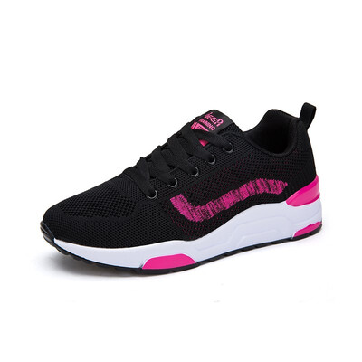 

2018 new mesh sneakers women spring&autumn air cushion increased running shoes women shock absorption non-slip comfortable cas