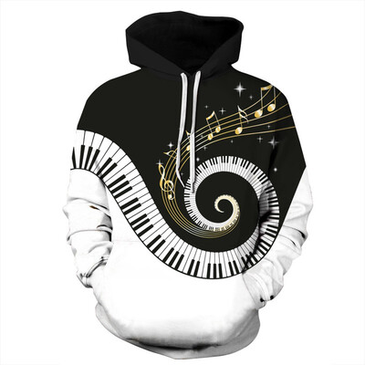 

QYDM0304Mens Hoodie 3D Printed Women Pullover Sweater