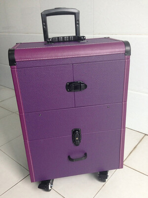 

Professional makeup trolley case bags large capacity multilayer multi purpose cosmetic bag travel suitcase box beauty toolbox