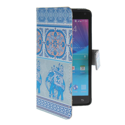

MOONCASE Pattern Style Leather Side Flip Wallet Card Slot Pouch Stand Shell Back Case Cover For Samsung Galaxy Note 4 N9100