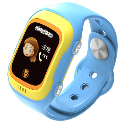 

Abardeen children smart call GPS positioning waterproof anti-lost multi-function watch blue