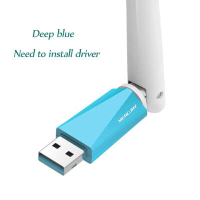 

MERCURY 150M Enhanced USB Wireless Desktop&Laptop External Portable Wifi Receiver&Transmitter Antenna Detachable