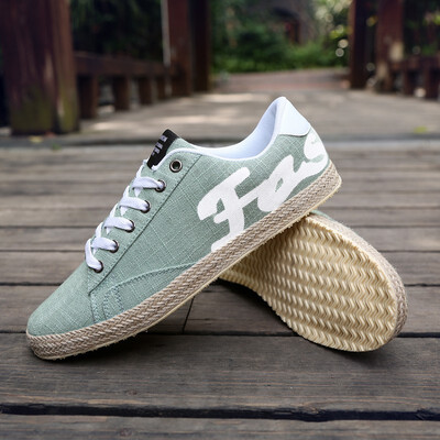 

2018 new summer canvas shoes male Korean version of the breathable board shoes trend students wild casual cloth shoes mens tide s