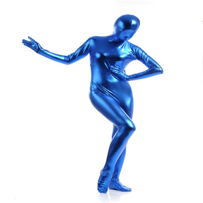 

24 Hrs Shipped Out Womens Metallic Full Bodysuits Sexy Tights Suits Women Halloween&Stage Performance Fancy Dress