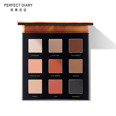 

Perfect Diary PERFECT DIARY Light&Shadow Galaxy Nine Color Eyeshadow Palette 03 Fog 10g easy to color no flying powder matte pearlescent beginner