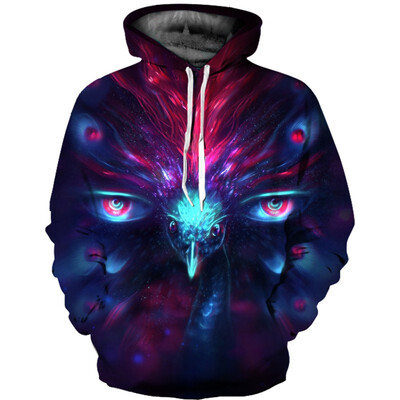 

Mens Hoodie 3D Printed Women Pullover Sweater