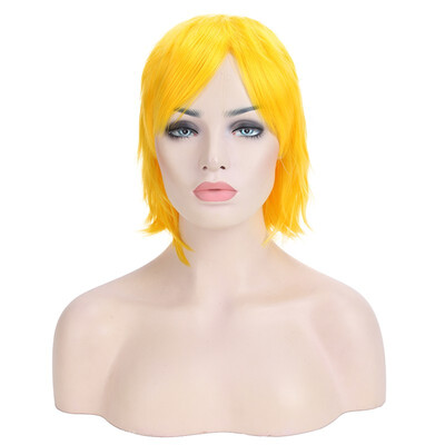 

Halloween Unisex Anime Fashion Short Wig Cosplay Party Straight Hair Cosplay Full Wigs