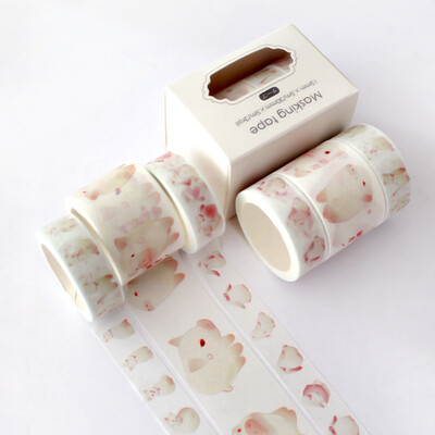 

3pcspcs Japanese Decorative Deco Paper Floral Flower Cherry Blossom Masking Washi Tape Set Stickers Crafts&Scrapbooking