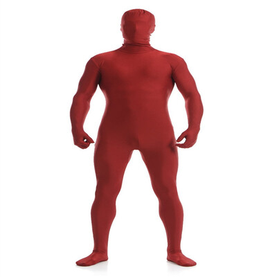 

Gesikai Mens Full Bodysuit Purple Lycra Spandex Zentai Bodysuit Second Skin Tights Suit Mens Fitness Suits Halloween Costumes