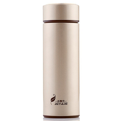 

Jie Yajie Cup Insulation Cup Men Business Filtration Tea Leak 375ml Tea Cup Insulation Cup 5101 Champagne Gold
