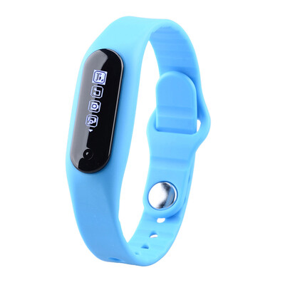

069" OLED Display Bluetooth V40 Sports Wristband Smart Bracelet - Blue
