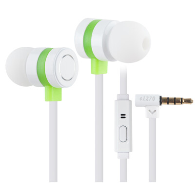 

In ear earphones headphones, Syllable e1270 Bass Aluminum Wired Headset volume control with Pure Sound for iPhone, iPad, iPod, Samsung, Nokia, HTC, Mp3 Players etc