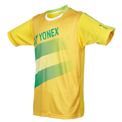 

YONEX YONEX badminton tennis sportswear short sleeve T-shirt male yy match couple models 110246-450 yellow XXXL / 2XO