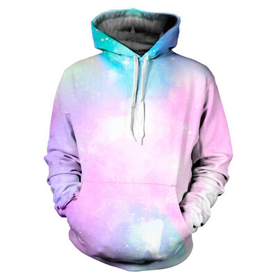 

QYDM017Mens Hoodie 3D Printed Women Pullover Sweater
