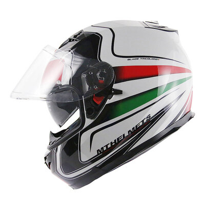 

MT HELMETS 960 double lens motorcycle helmet full cover men&women full face helmet electric car helmet helmet winter personality warm white red green tricolor flag L code