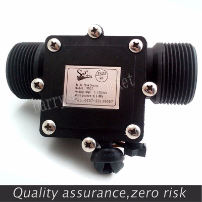 

Water Flow meter flowmeter Hall Sensor Switch counter fuel gauge indicator caudalimetro flow device DN32 G1-14" 125 1-120Lmin