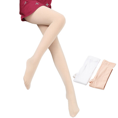 

Jiesheng girls ballet socks dress socks children pantyhose underwear socks practice stockings velvet stockings flesh color XL code