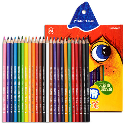 

Marco 1550-36CB 36 color smooth core color pencil / color pen / color lead paper box