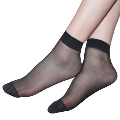 

HENGYUANXIANG Women Low Cut Silk Socks HSW1601 Free Size