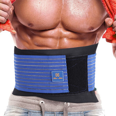 

Mens Waist Trainer Boby Shaper Slimming Boned BeltSport Tummy Belly Trimmer Back Support