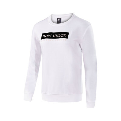 

Xtep sweater womens pullover 2018 autumn new womens shirt urban casual fashion simple sports sweater 882328059151 white 2XL