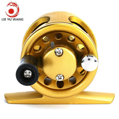

LIE YU WANG 1 1BB Fly Fish Reel Wheel for Ice Flying Raft Fishing Mini&lightweight applies ice fishing flying fishing&ra
