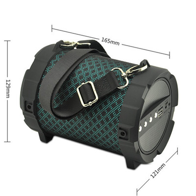 

Outdoor strap speaker wireless Bluetooth sports audio Android APP control hands-free calling TF card MP3 U disc player FM radio