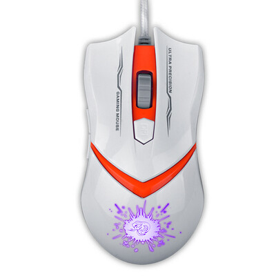 

Wing yarn (YISHE) YS-M105 six key light metal bottom game mouse white