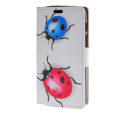 

mooncase дело для Alcatel в одно касание pixi 3 (4.5) ot-4027 кожа Flip бумажник стиль и kickstand дело дизайн обложки / а13