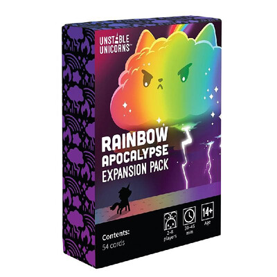 

Table Card Game Unstable Unicorns Rainbow Apocalypse Expansion Pack Family Fun Puzzle Educational Games for Kids Adults