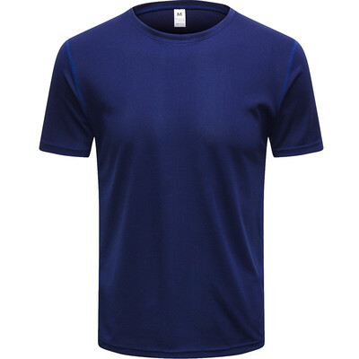 

Quick Dry Fitness Shirt Man Tennis Basketball Gym Training Sportsman Wear Running Short T-Shirt