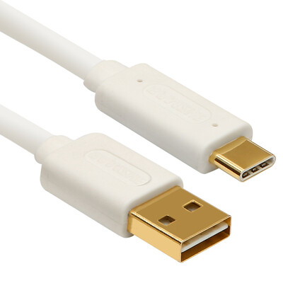 

(SAMZHE) MC-211 Тип-c / USB3.1 к USB2.0 кабельный телефон кабель для зарядки кабель для передачи данных позолоченная версия 0,25 метра белый