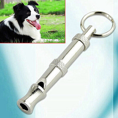

New Pet Dog Training Adjustable Whistle Sound with Keychain for Dog Pet