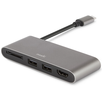 

Mo Shi moshi adapter type-c one turn four belt SD HDMI USB-C Multimedia converter