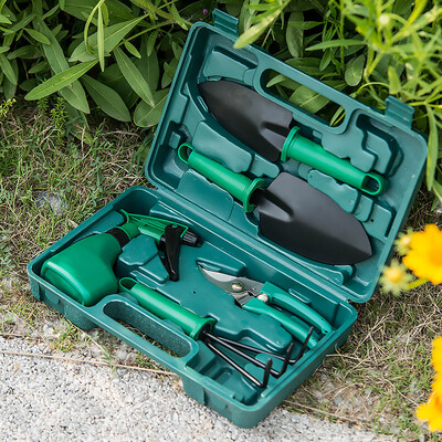 

Nong Bao Gardening Tools Set Household Pot Planting Huahua Loose Garden Garden Tooth Shovel Shovel Planting Tools Five-piece Set