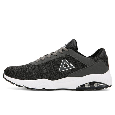 

PEAK mens shoes autumn&winter new retro casual shoes lightweight non-slip wear-resistant cushion sports shoes DE830491 black magnetic lime 43 yards