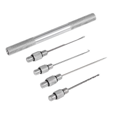 

5-in-1 Carp Fishing Rigging Bait Needle Kit Tool Set Bait Boilie Drill Stringer Needle