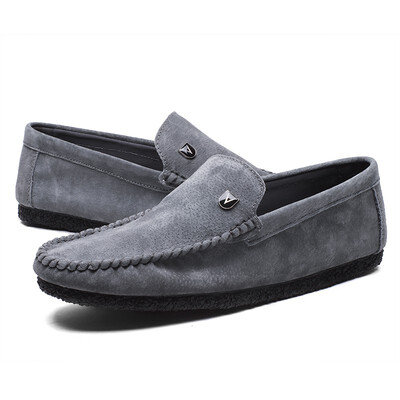 

Peas shoes men 2018 leather new Korean version of the wild personality tide mens fashion casual shoes breathable summer mens sho