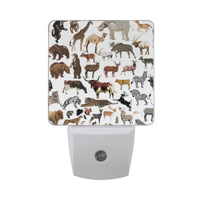 

ALAZA LED Night Light With Smart Dusk To Dawn SensorCute Pandas Plug In Night Light